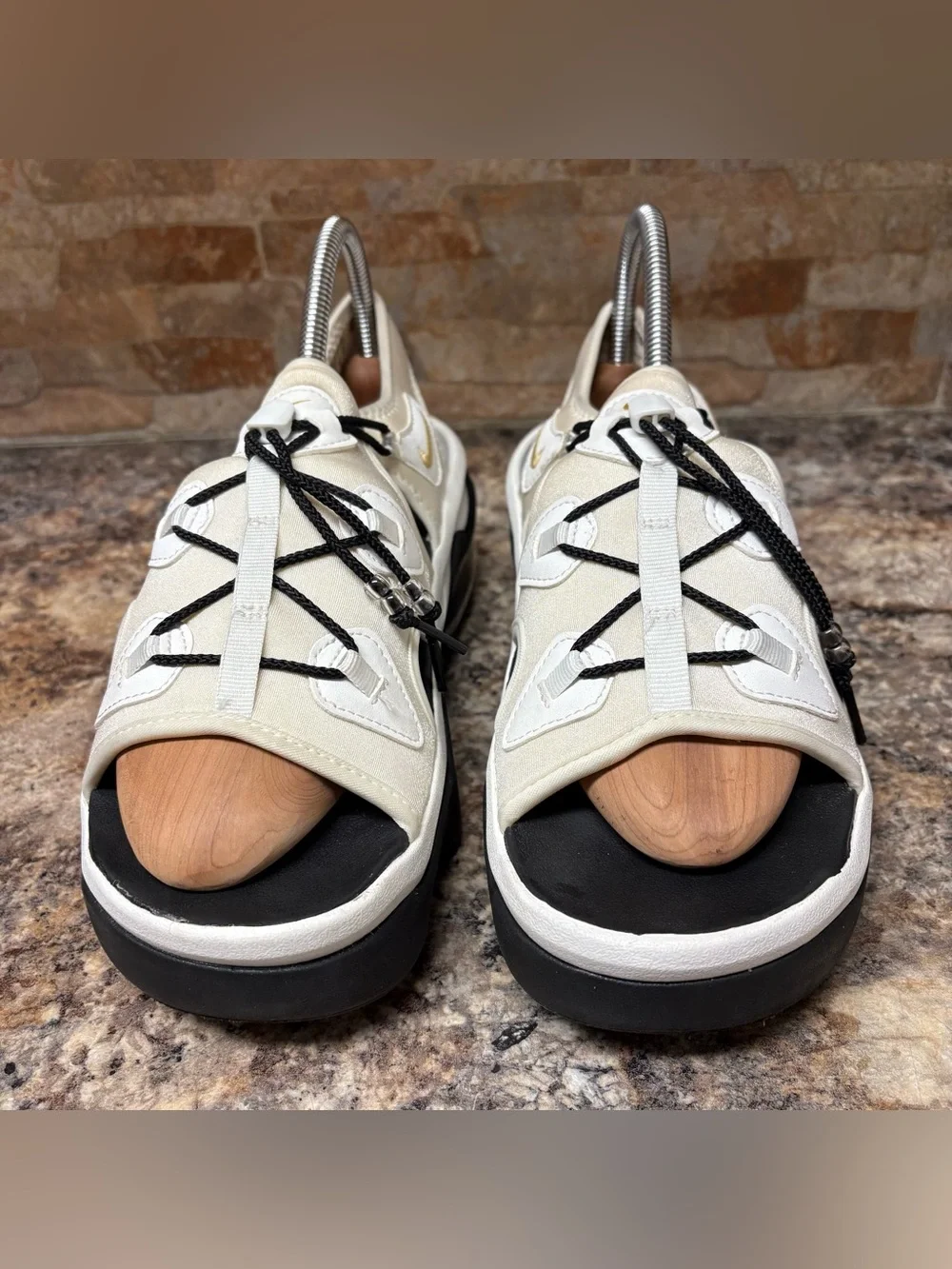 Nike Air Max Koko Serena Williams Design Sandals White Gold Size 10